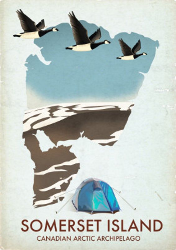 Somerset Island Canadian Arctic map