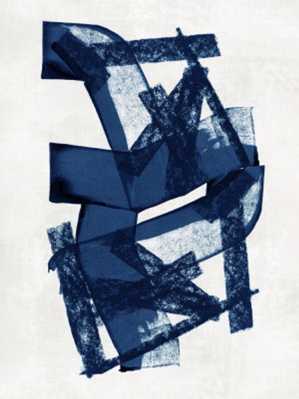 Abstract Blue Structure 2