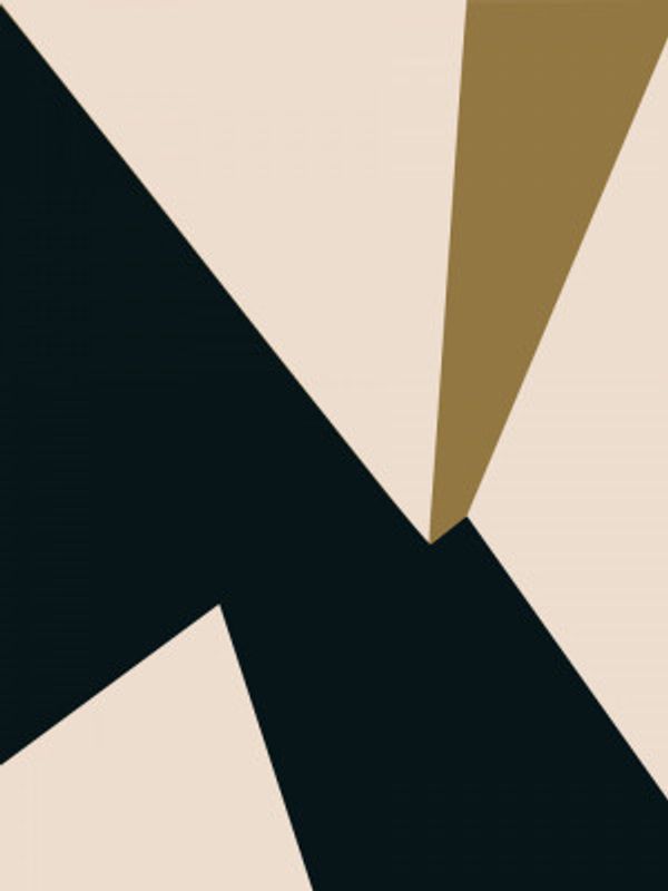 Geometric Shapes With Contrasting Colors