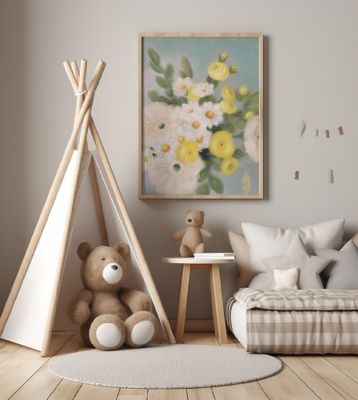 Painterly Pastel Bouquet