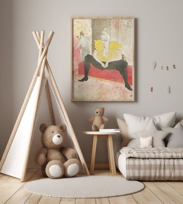 The Seated Clowness (miss Cha U Kao) (1896)