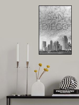 SAN DIEGO Skyline | Text