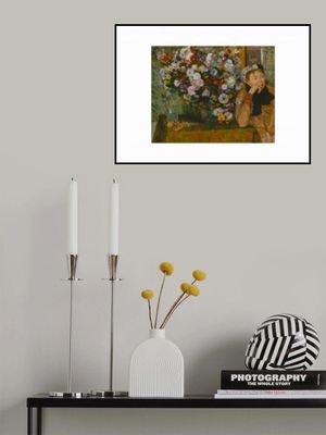 A Woman Seated Beside a Vase of Flowers No.2