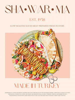 Shawarma Print