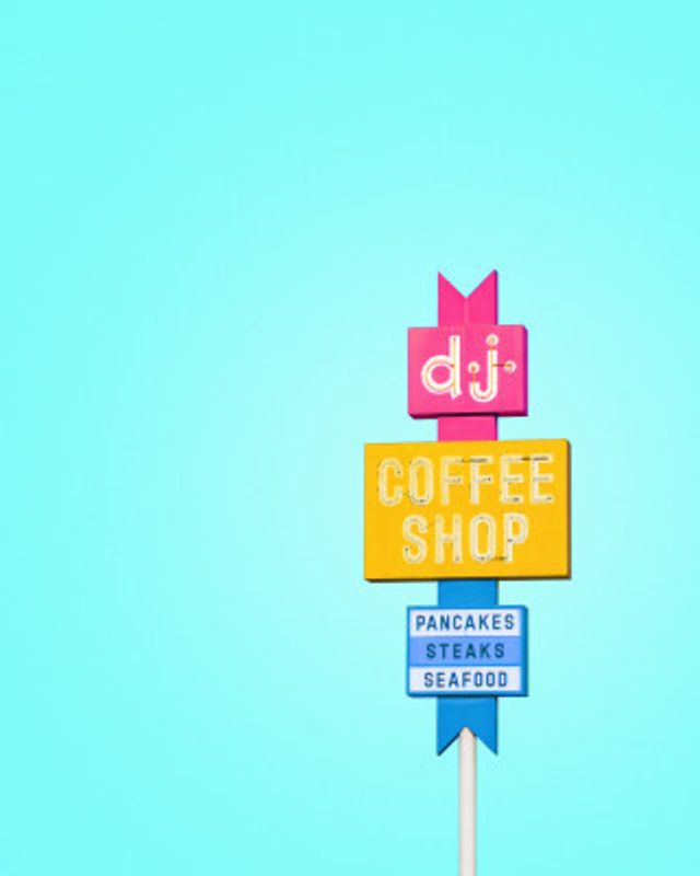 DJ Coffeeshop Sign
