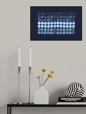 Meditation Circles Blue 24x36