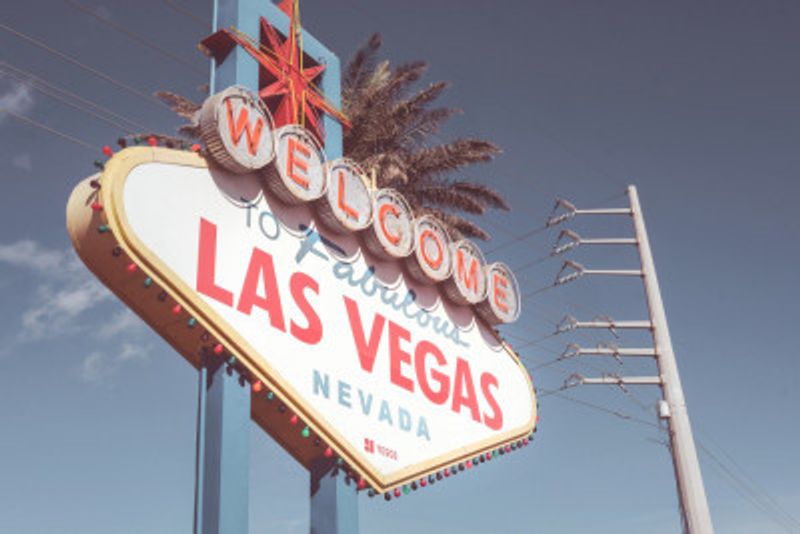 Las Vegas Sign Color