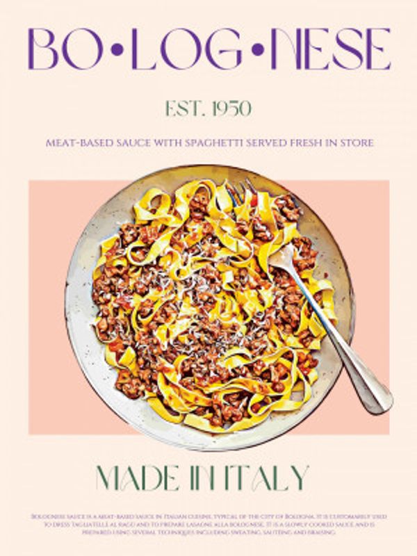 Bolognese Print