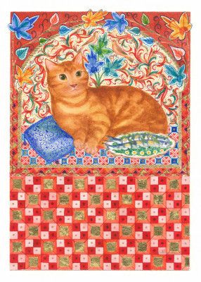 Patterned Ginger Cat