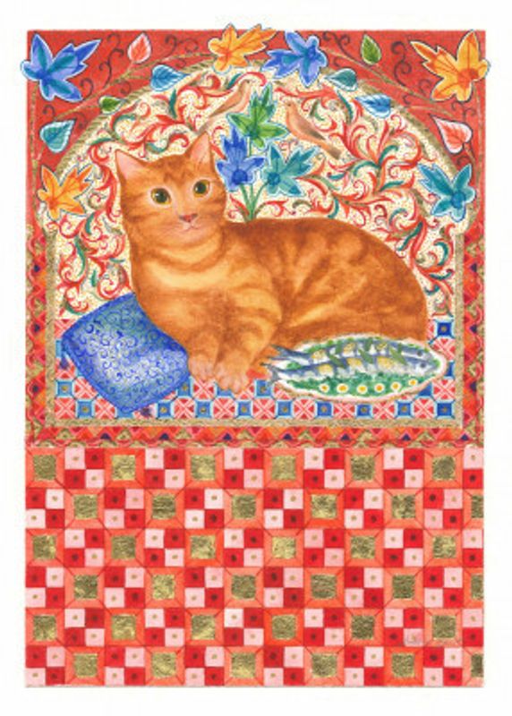 Patterned Ginger Cat