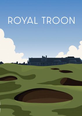 Royal Troon Golf Poster