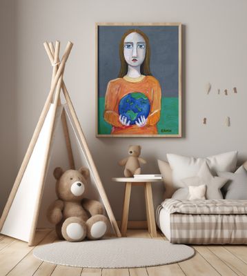 She had the world in her hands