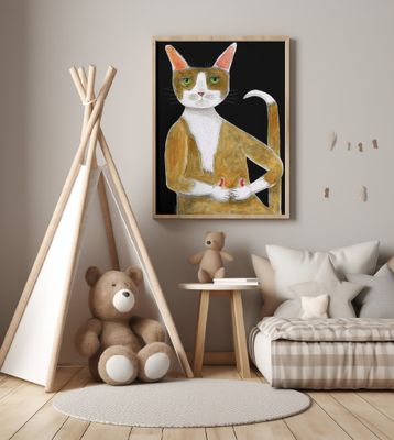 All Ok cat, thumbs up.