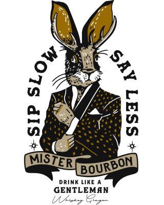 Mister Bourbon Jackalope In Smoking Jacket