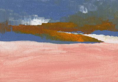 Blush Pink, Blue and Brown