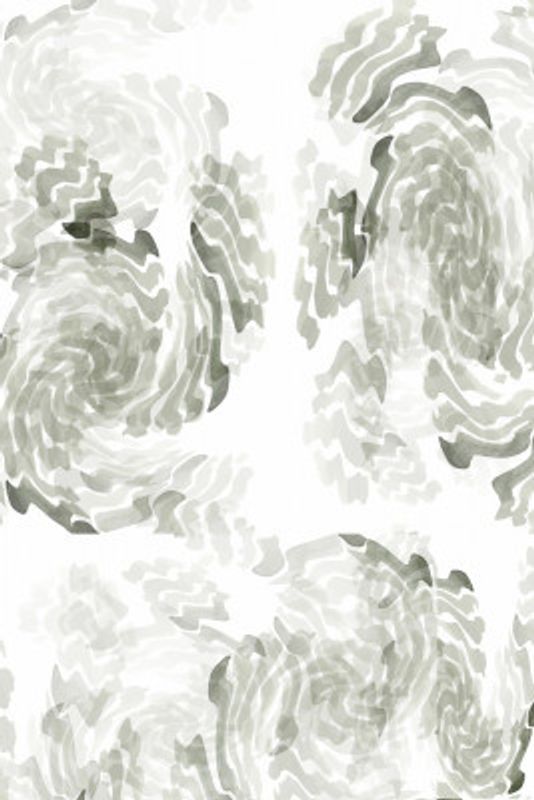 Grey Watercolour Twirl 2