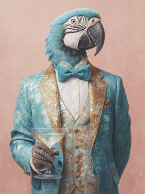 Parrot In Gala Jacket