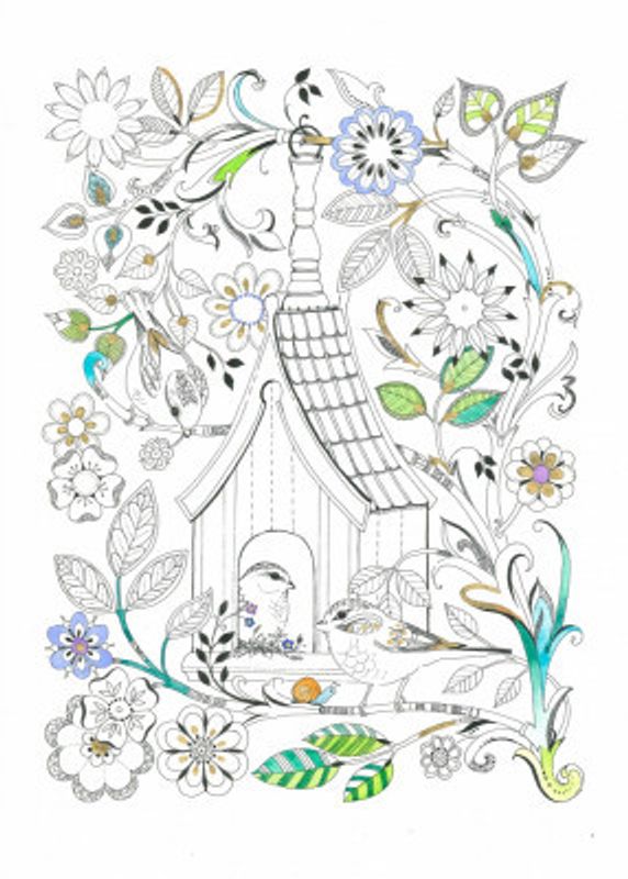 Bird House Delicate Tints