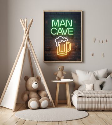 Man Cave Neon Sign No 3