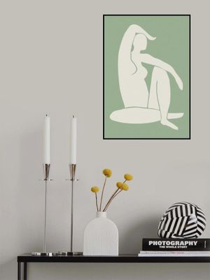 Figure Matisse Style Green