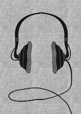 Pair Of Black Headphones