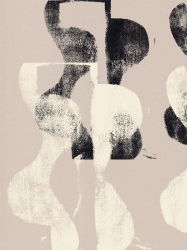 Tango – Organic Shapes in Black and Beige