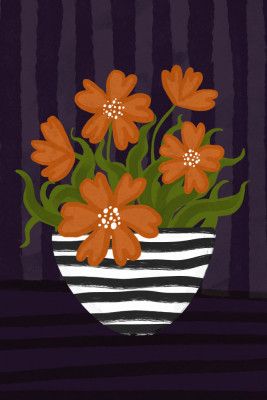 Striped Vase