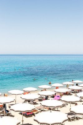 Beach in Tropea, Italy