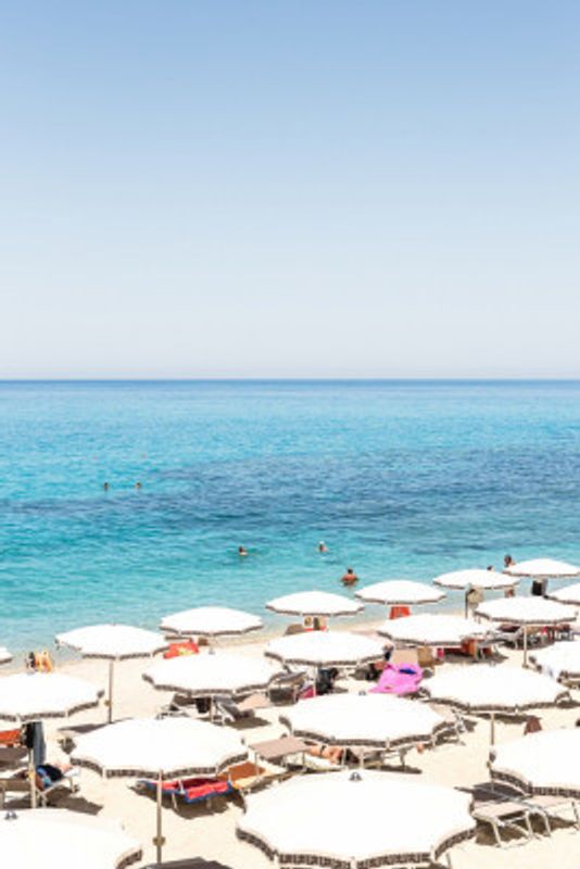 Beach in Tropea, Italy
