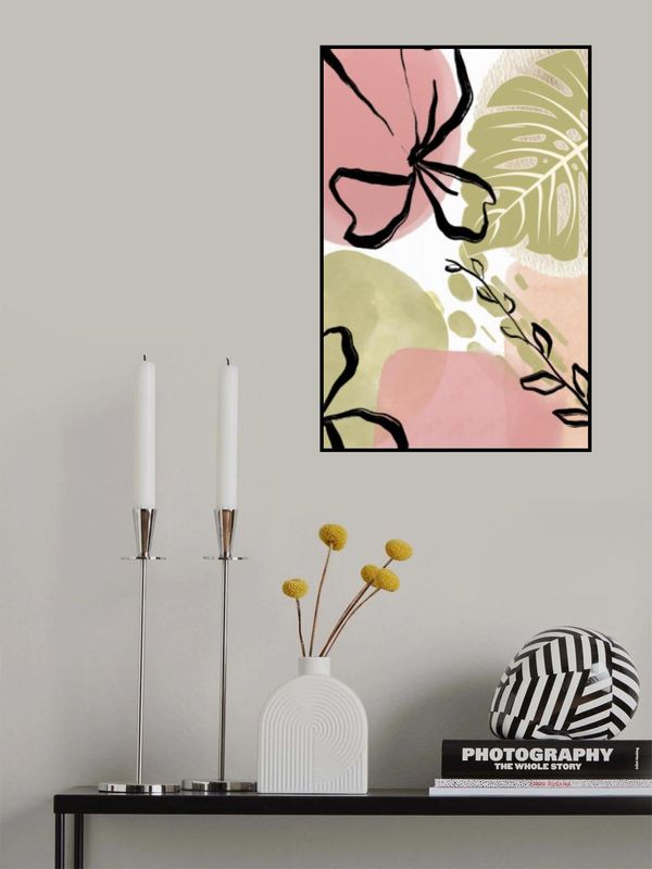 Botanical Green N Pink 3