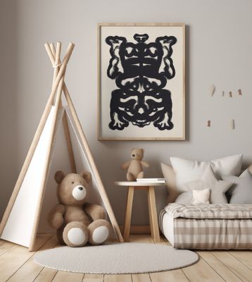 Symmetrical Black Pattern