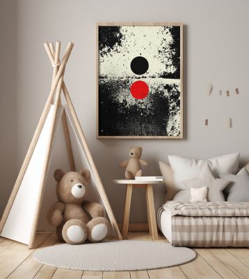 Black and Red Circle