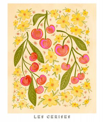 Whimsical Cherry-Themed Design