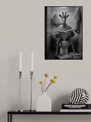 Giraffe In the Toilet