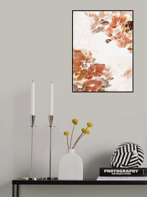 Painterly Brown Blossom Lll