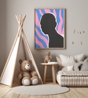 Anonymous Portrait In Stripes