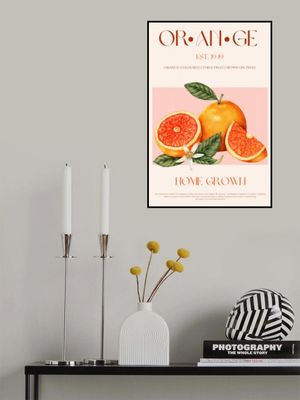 Vintage-themed With Vibrant Oranges