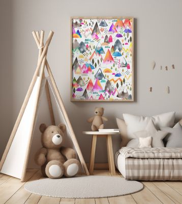 Magical Mountain Colorful