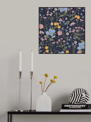 Wild Flower Meadow Moonlight Blue