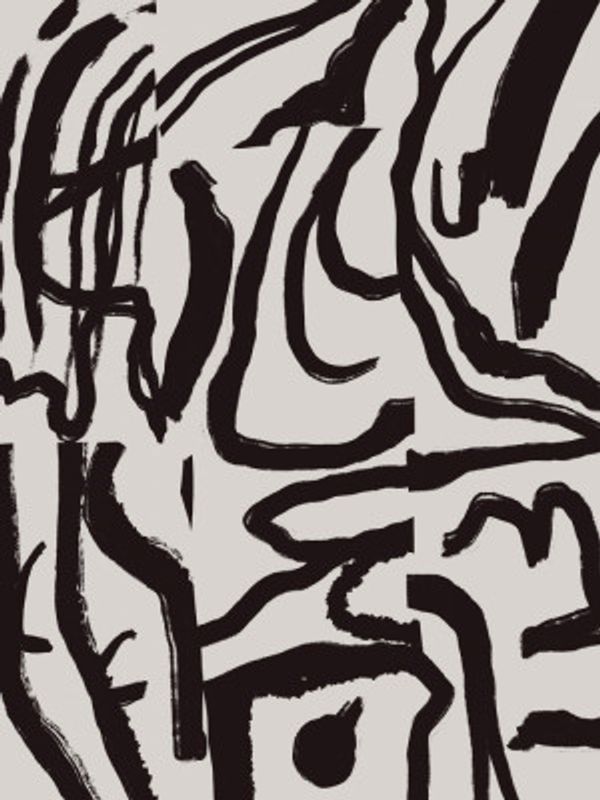 Black line in grey 02