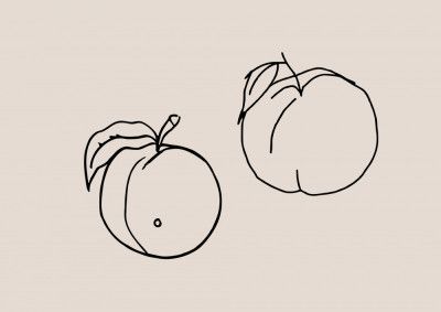 Peachy Outlines