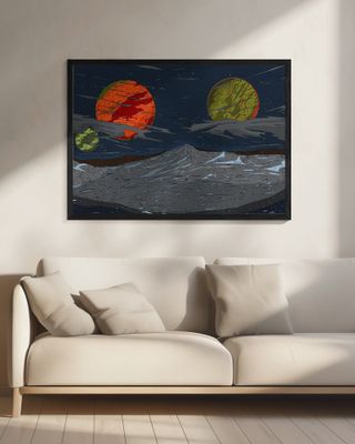 Science Fiction Landscape Panorama