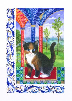 Kitten Cat in Landscape