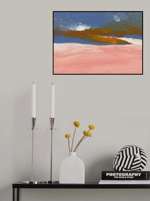 Blush Pink, Blue and Brown