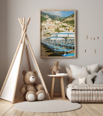 Positano Beach IX on Film