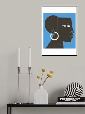 Portrait Woodblock Abstracted