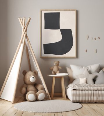 Black expressive form 17