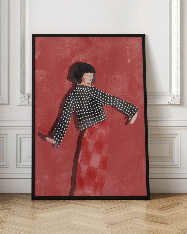 Dancing Woman Red Style