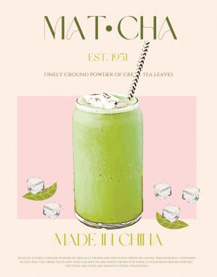 Chilled Matcha Drink