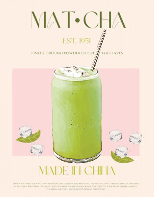 Chilled Matcha Drink